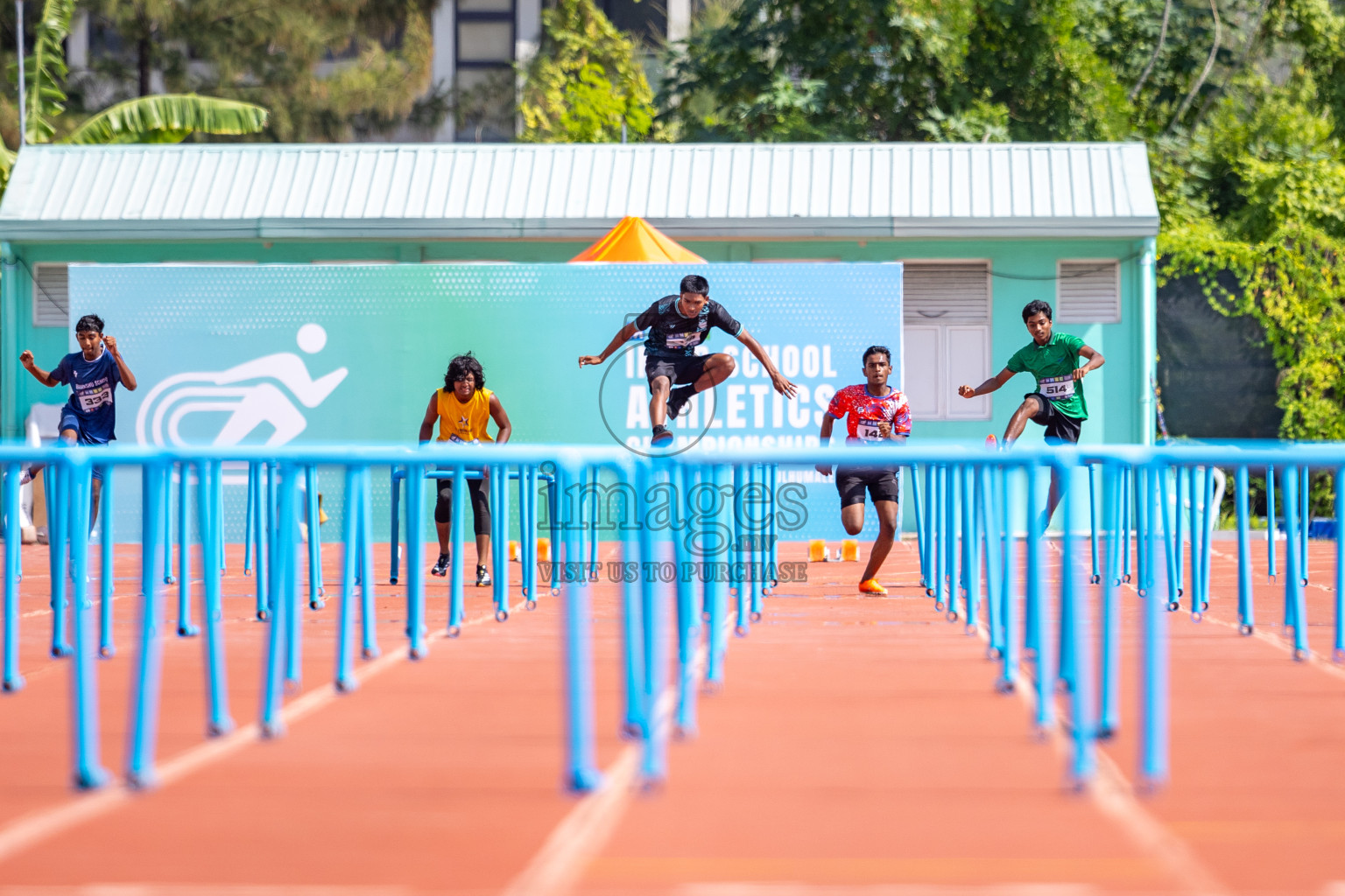 Day 4 of MWSC Interschool Athletics Championships 2024 held in Hulhumale Running Track, Hulhumale, Maldives on Tuesday, 12th November 2024. Photos by: Raaif Yoosuf / Images.mv