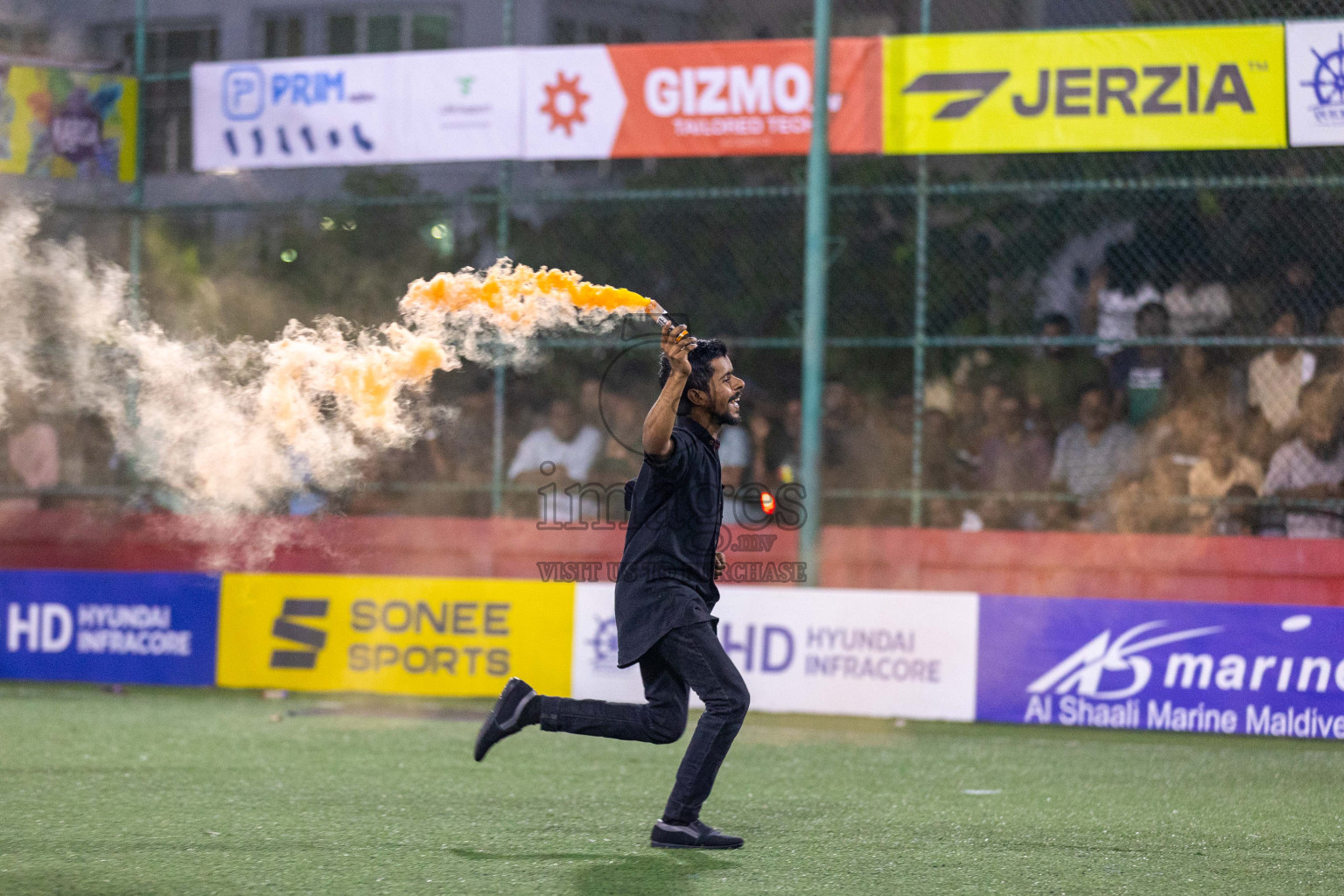 Opening of Golden Futsal Challenge 2024 with Charity Shield Match between L.Gan vs Th. Thimarafushi was held on Sunday, 14th January 2024, in Hulhumale', Maldives Photos: Ismail Thoriq / images.mv