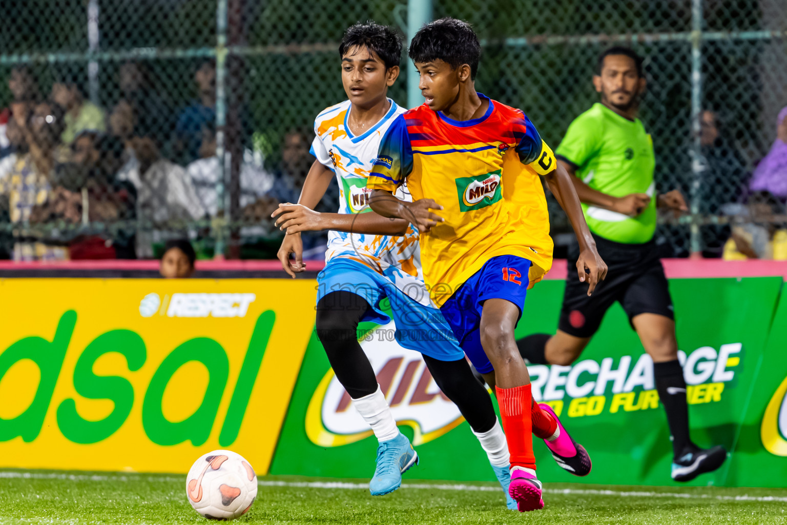 Arena vs Hawks in the Final of Milo Sector League 2025 was held in Rehendhi Futsal Ground, Hulhumale', Maldives on Tuesday, 18th November 2025. Photos: Nausham Waheed  / images.mv