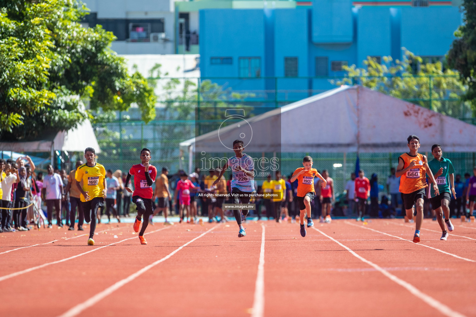 Day 1 of Inter-School Athletics Championship held in Male', Maldives on 22nd May 2022. Photos by: Maanish / images.mv