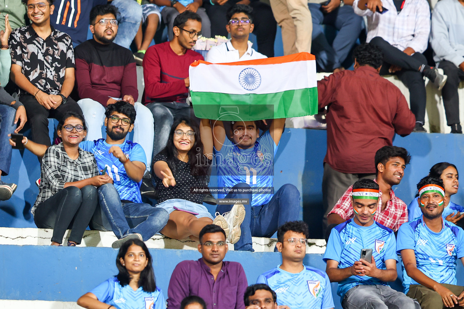 Nepal vs India in SAFF Championship 2023 held in Sree Kanteerava Stadium, Bengaluru, India, on Saturday, 24th June 2023. Photos: Nausham Waheed, Hassan Simah / images.mv