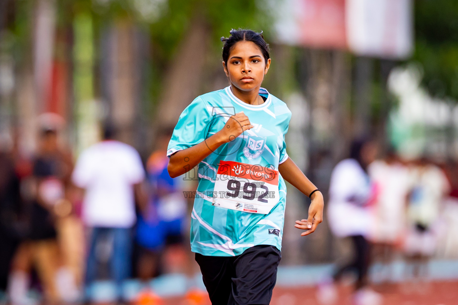 Day 3 of Inter-school Athletics Championship 2025 held in Ekuveni Synthetic Track, Male', Maldives on Wednesday, 08th October 2025. Photos by: Nausham Waheed / Images.mv