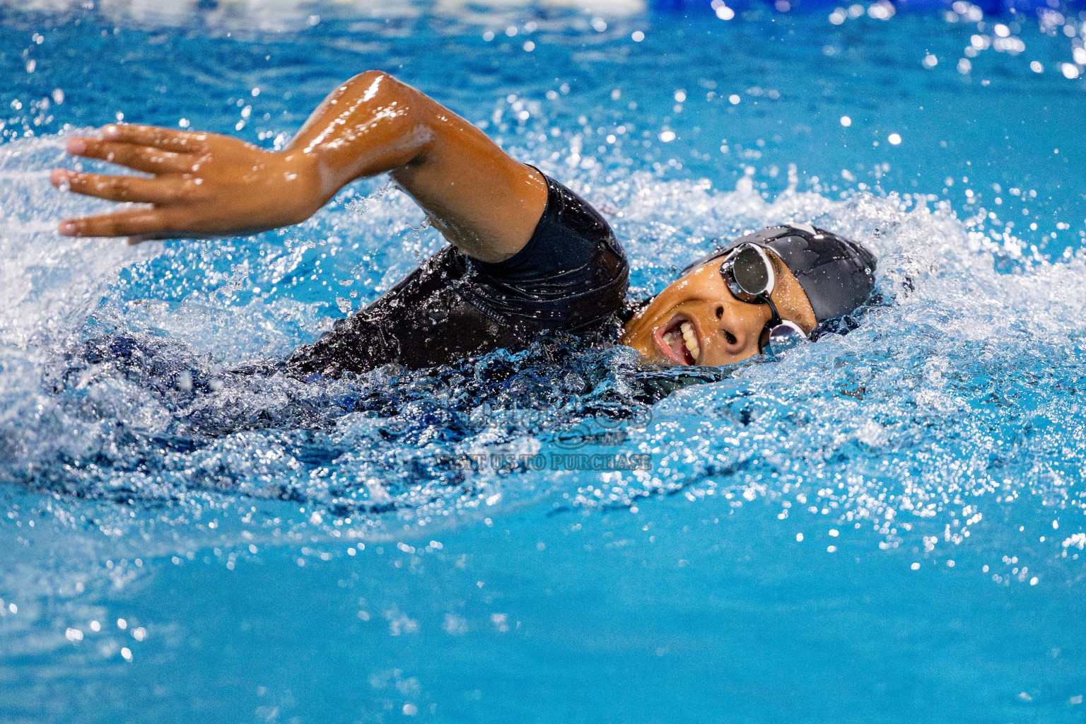 Day 4 of National Swimming Championship 2024 held in Hulhumale', Maldives on Monday, 16th December 2024. Photos: Hassan Simah / images.mv