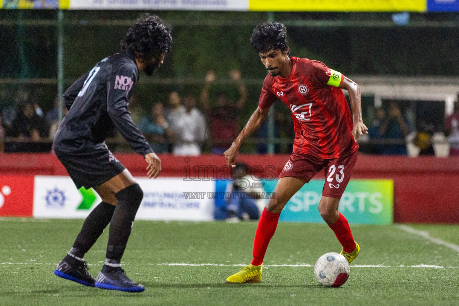 K Kaashidhoo vs K Hraa in Day 22 of Golden Futsal Challenge 2024 was held on Monday , 5th February 2024 in Hulhumale', Maldives Photos: Nausham Waheed / images.mv