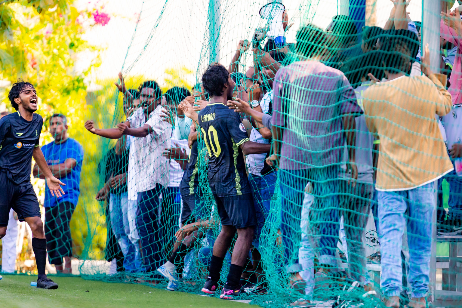 Barcelo vs Lily Beach in Day 5 of Resort League 2025 (Ari Zone) was held on Tuesday, 24th June 2025 in Conrad Maldives Rangali Island, Alif Dhaalu Atoll, Maldives. Photos: Nausham Waheed / images.mv