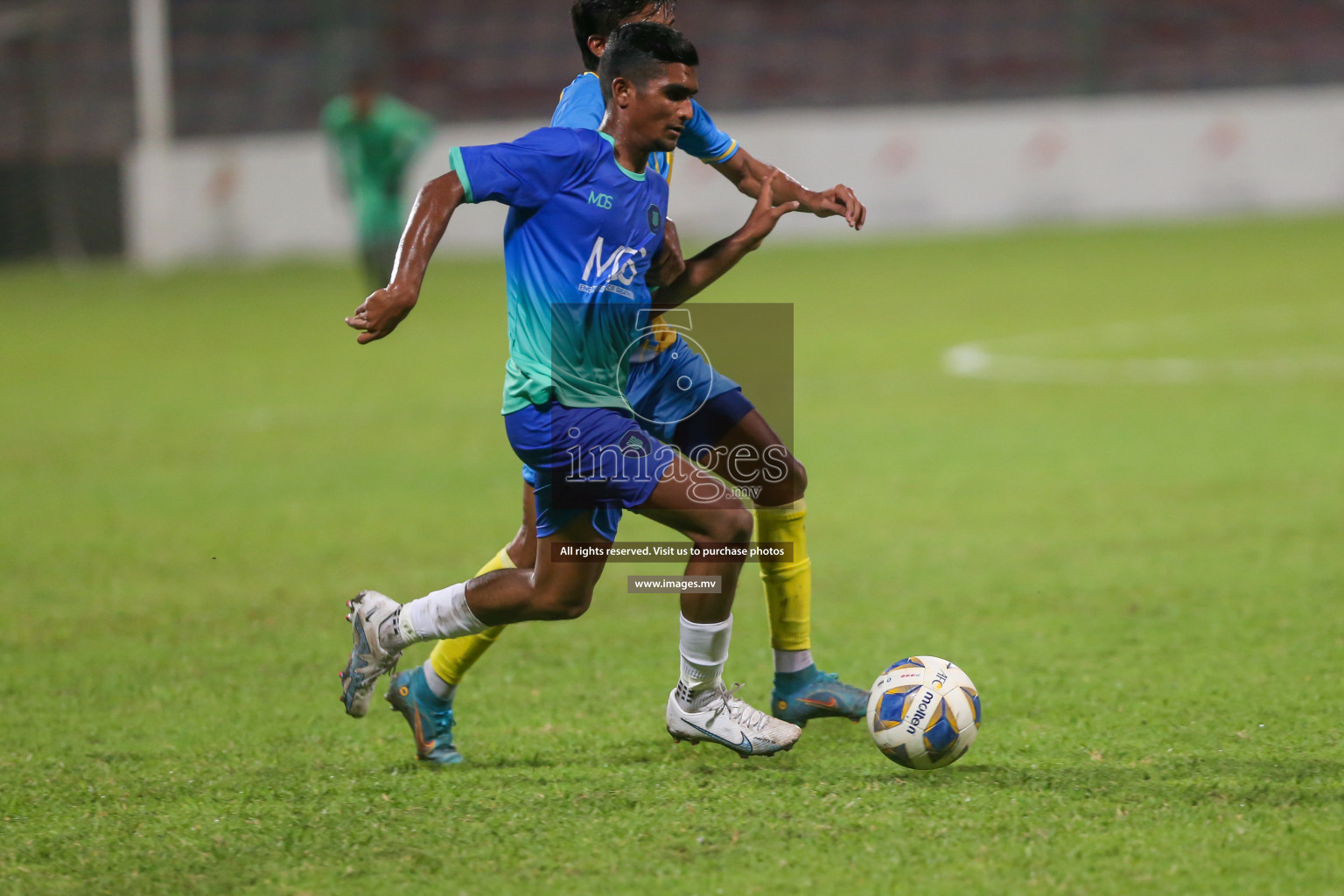 President's Cup 2023 - Club Valencia vs Super United Sports, held in National Football Stadium, Male', Maldives  Photos: Mohamed Mahfooz Moosa/ Images.mv