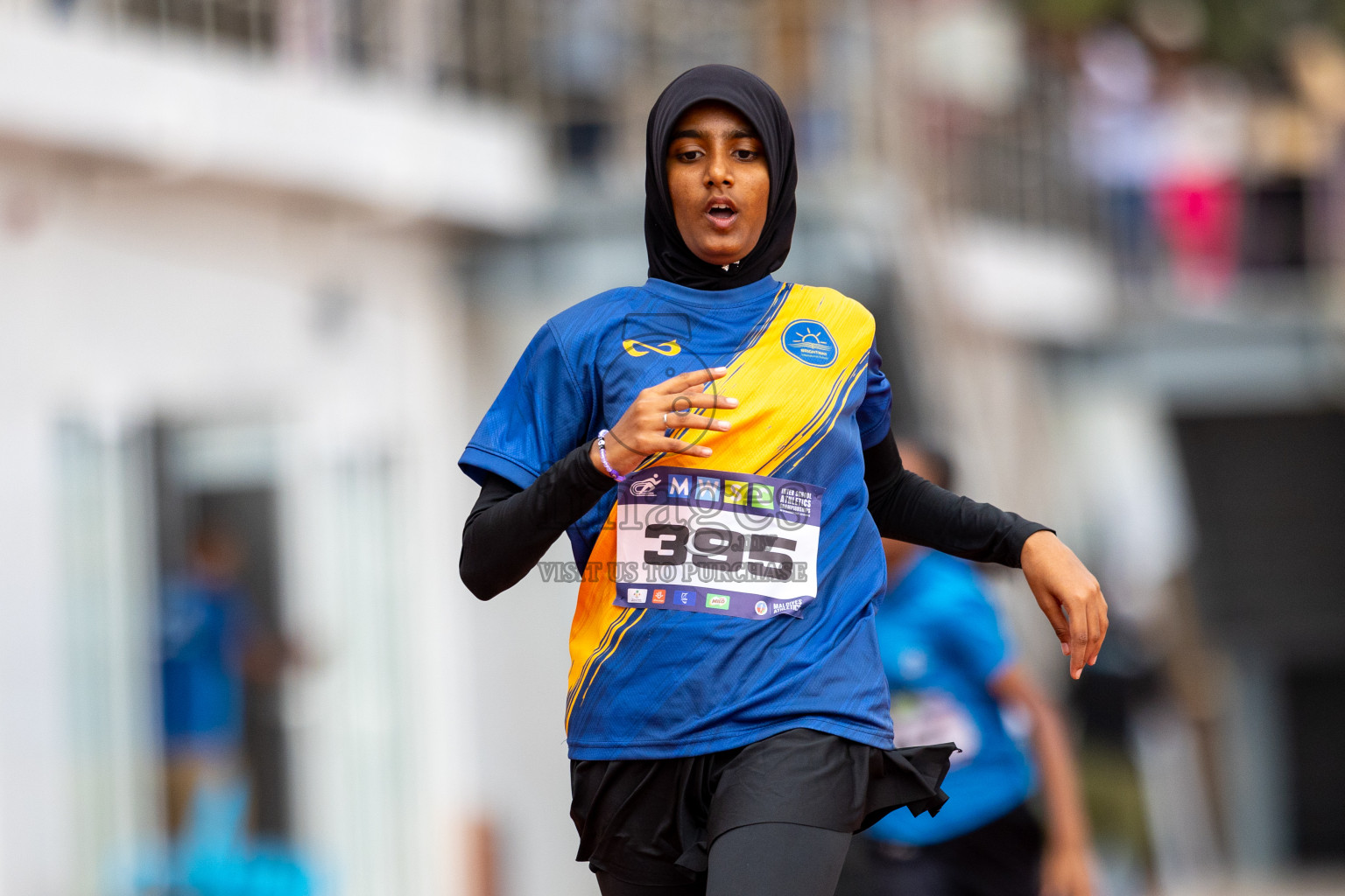 Day 1 of MWSC Interschool Athletics Championships 2024 held in Hulhumale Running Track, Hulhumale, Maldives on Saturday, 9th November 2024. 
Photos by: Ismail Thoriq / images.mv