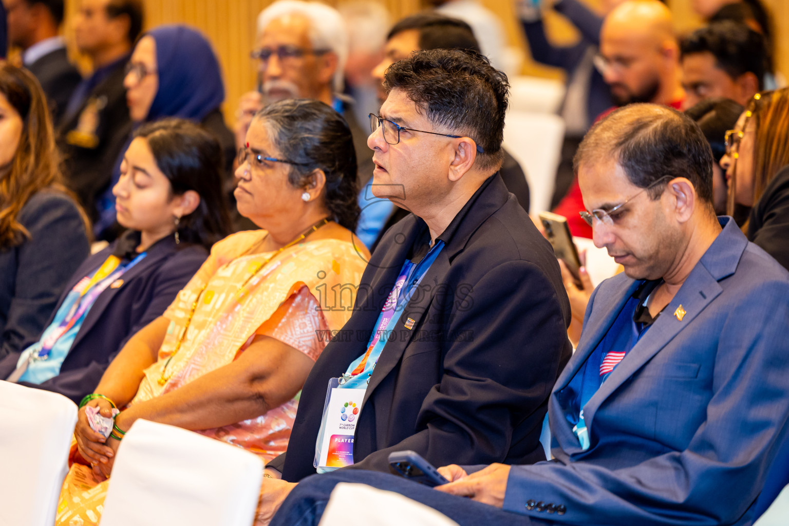 Opening Ceremony of 7th Carrom World Cup was held on Tuesday, 2nd November 2025 at Barceló Nasandhura Male', Maldives. Photos: Nausham Waheed / images.mv
