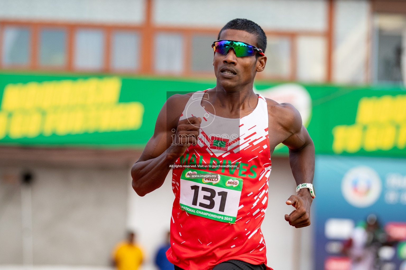 Day 2 of National Athletics Championship 2023 was held in Ekuveni Track at Male', Maldives on Friday, 24th November 2023. Photos: Hassan Simah / images.mv