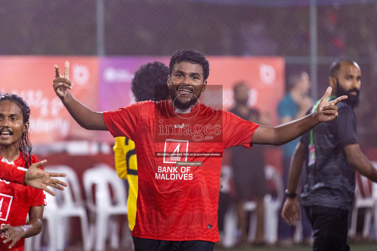 STELCO vs United BML in Quarter Final of Club Maldives Cup 2023 held in Hulhumale, Maldives, on Saturday, 12th August 2023Photos: Nausham Waheed