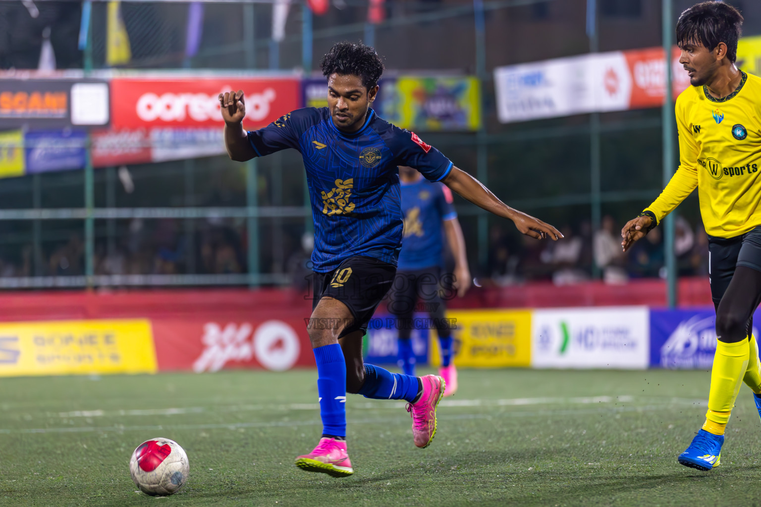 M Dhiggaru vs M Kolhufushi in Day 22 of Golden Futsal Challenge 2024 was held on Monday , 5th February 2024 in Hulhumale', Maldives
Photos: Ismail Thoriq / images.mv