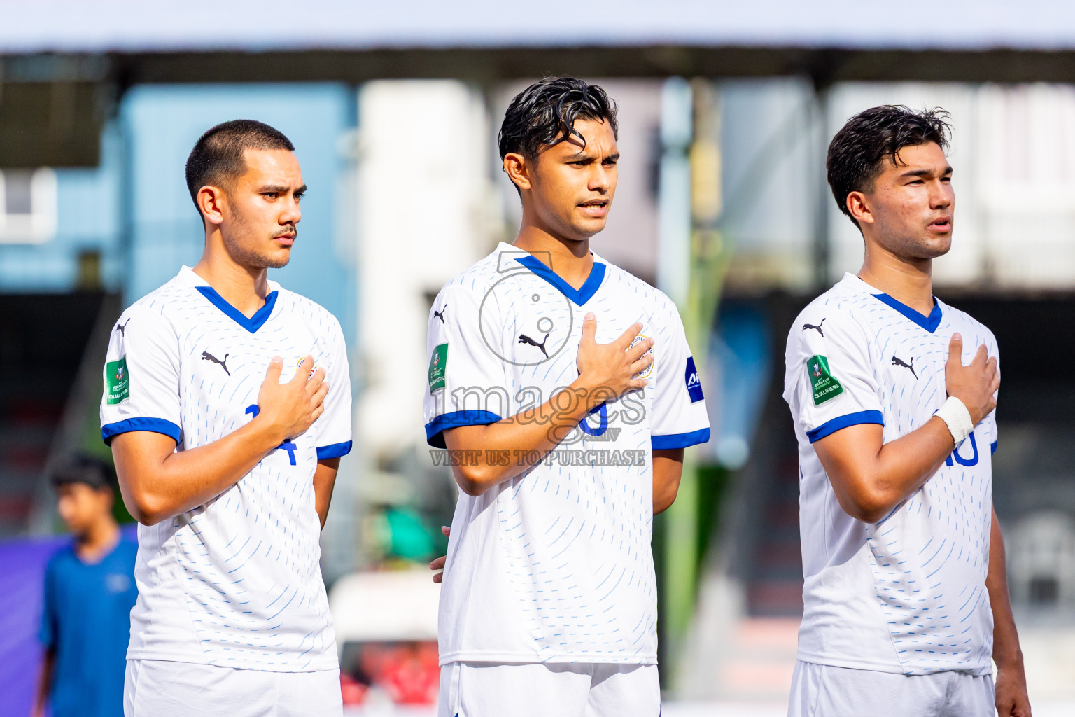 Maldives vs Philippines in AFC Asian Cup Qualifies held in National Football Stadium, Male', Maldives on Tuesday, 18th November 2025. Photos: Nausham Waheed / Images.mv