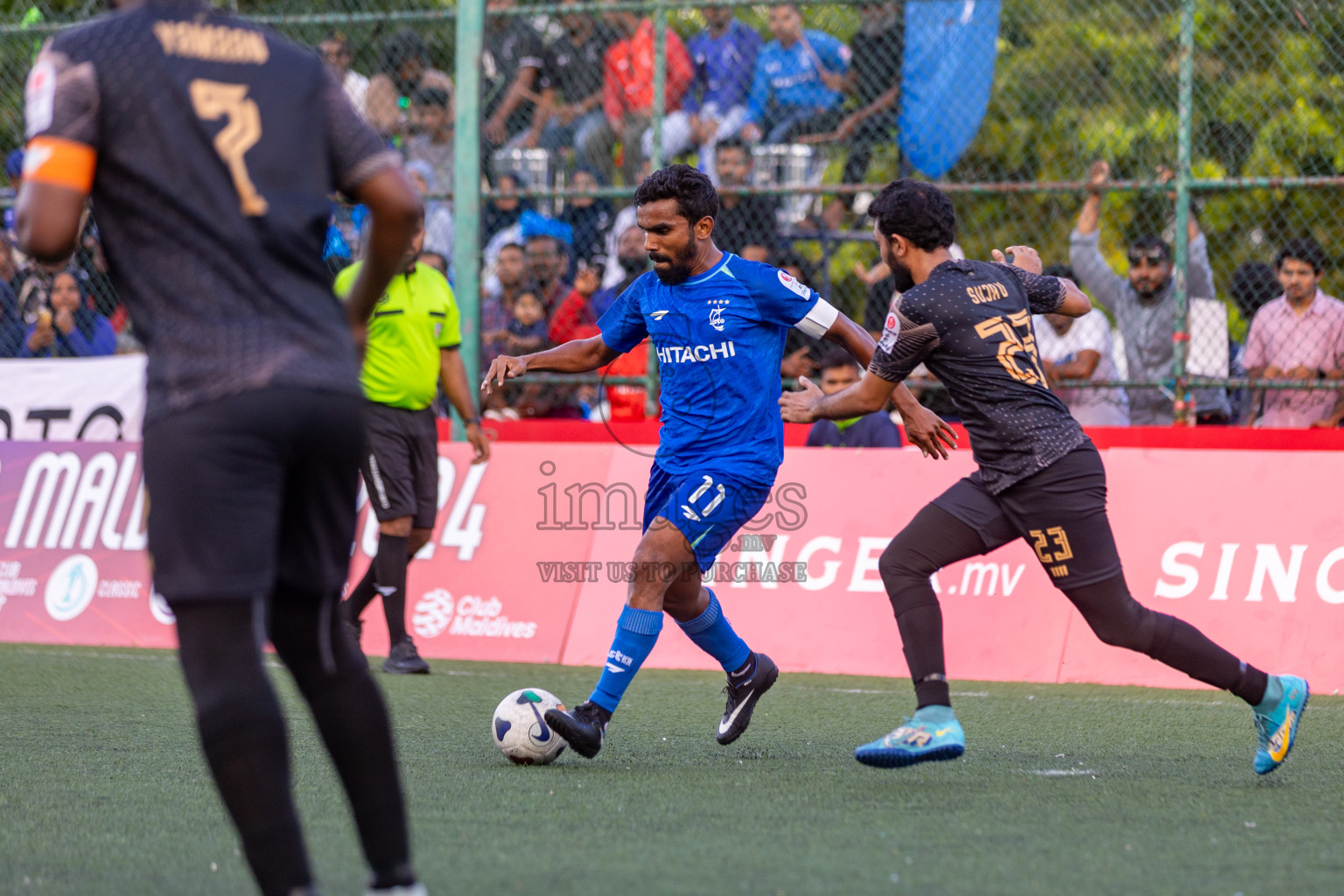 STO RC vs AVSEC RC in Club Maldives Cup 2024 held in Rehendi Futsal Ground, Hulhumale', Maldives on Saturday, 28th September 2024. 
Photos: Hassan Simah / images.mv