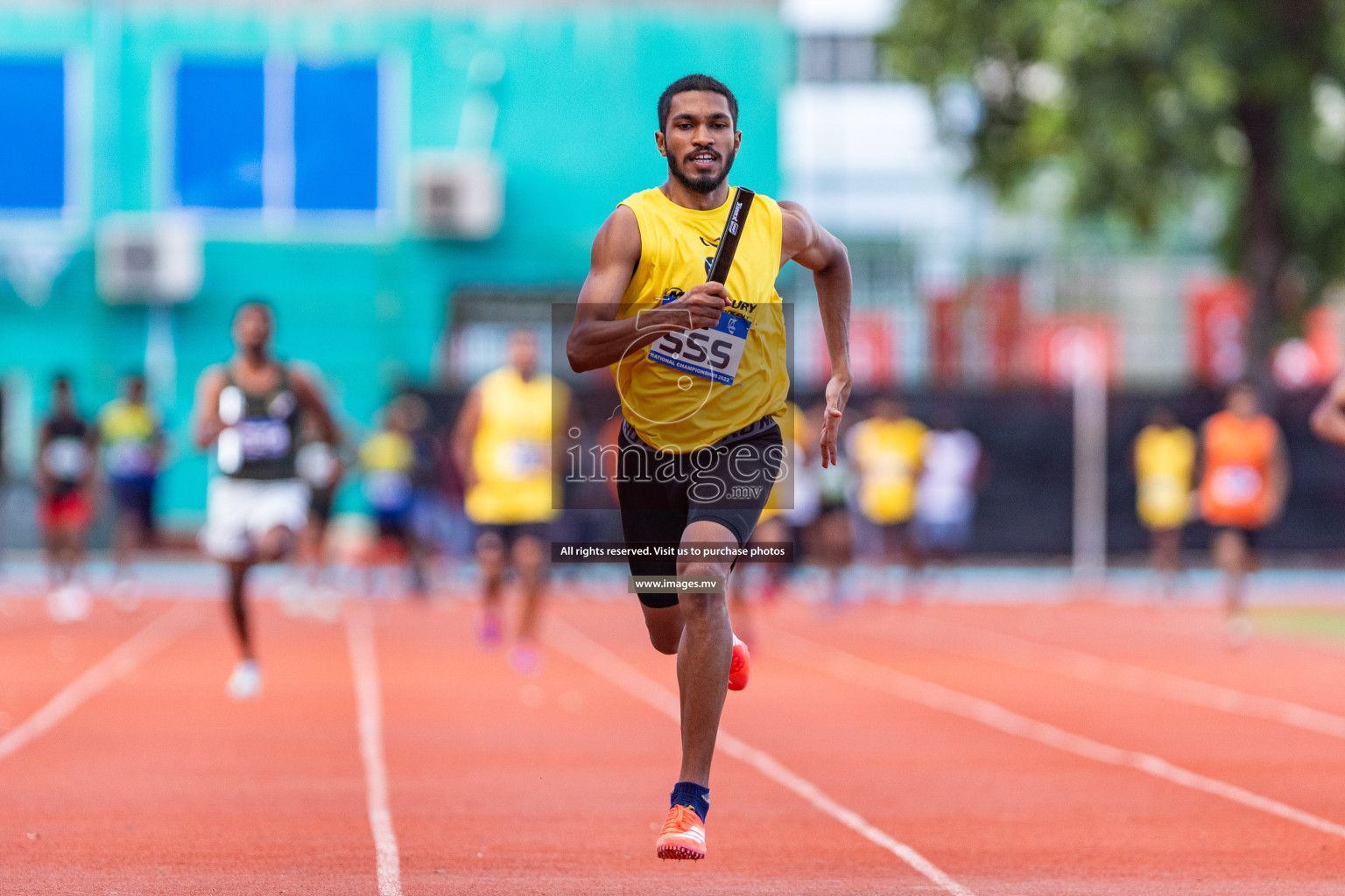 Day 3 of National Athletics Championship 2023 was held in Ekuveni Track at Male', Maldives on Saturday, 25th November 2023. Photos: Nausham Waheed / images.mv