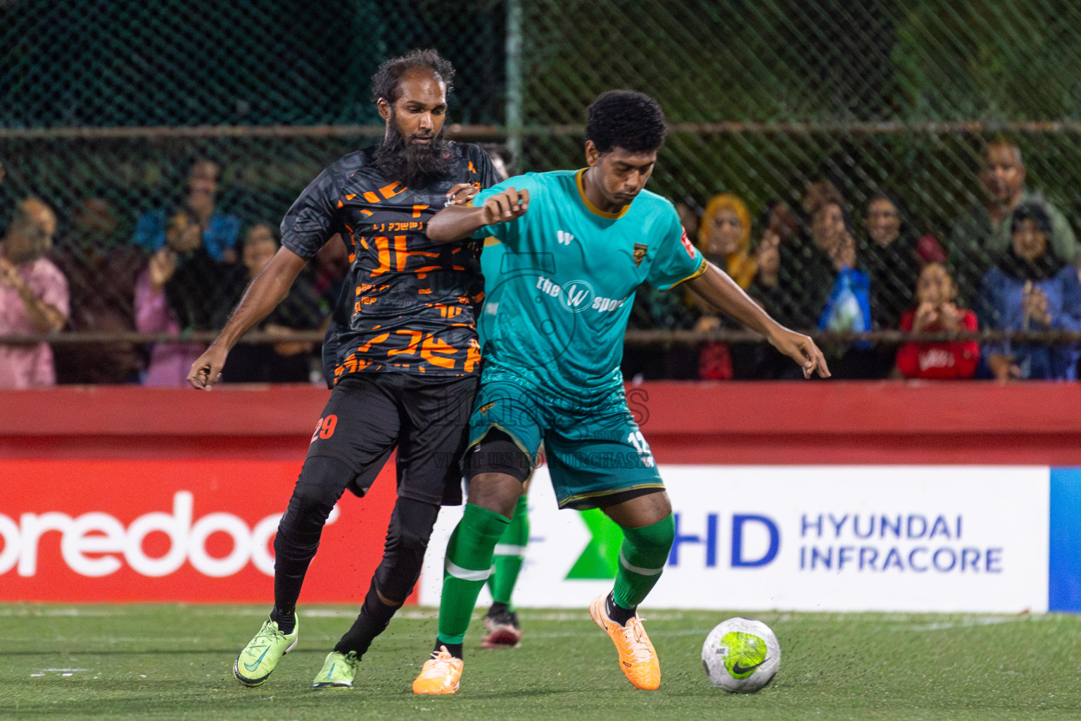 ADh Hangnaameedhoo vs ADh Mandhoo in Day 3 of Golden Futsal Challenge 2024 was held on Thursday, 18th January 2024, in Hulhumale', Maldives Photos: Mohamed Mahfooz Moosa / images.mv