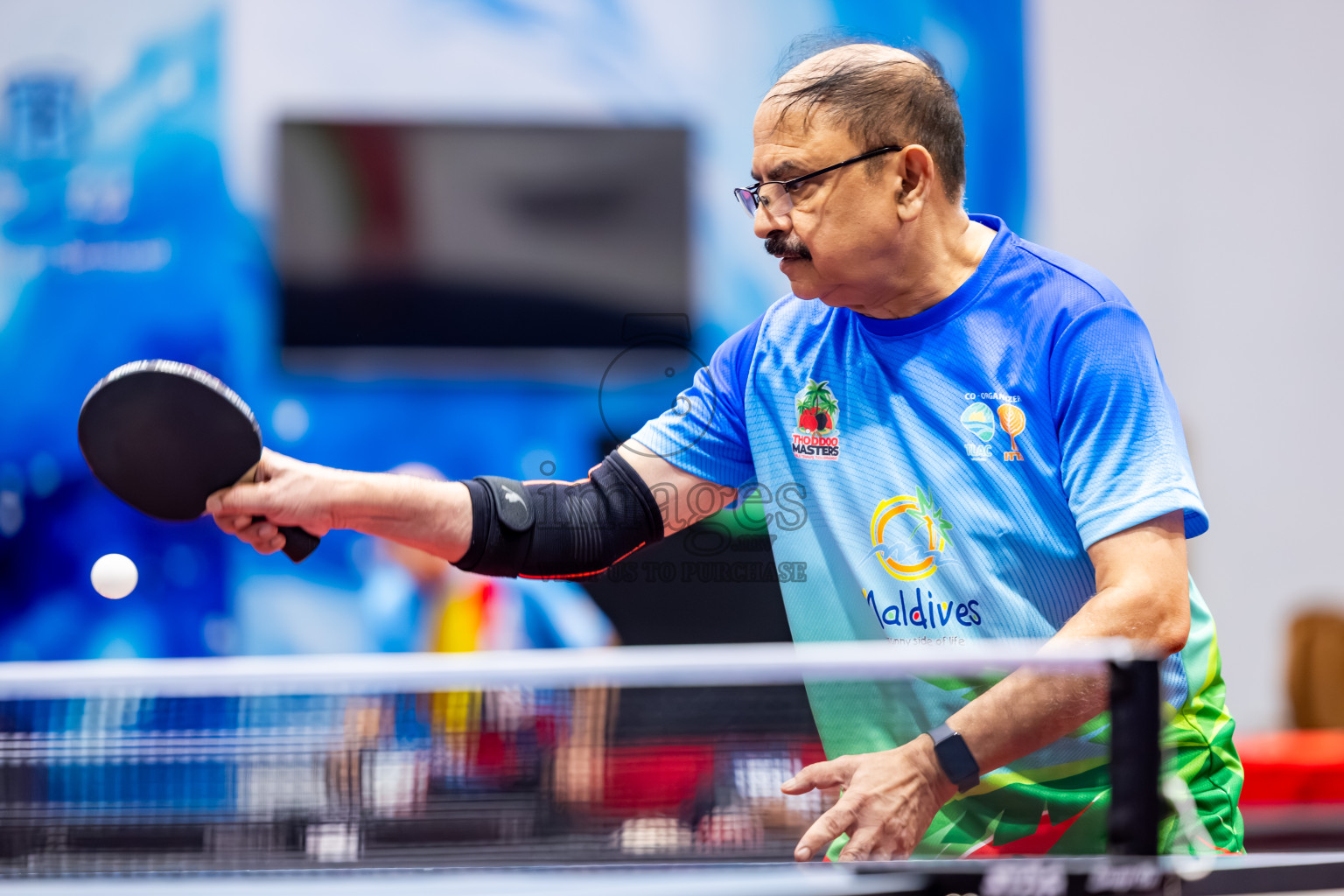 Day 1 of 1st Thoddoo Masters Table Tennis Tournament was held on Thursday, 21st August 2025 in AA Thoddoo, Maldives. Photos: Nausham Waheed / images.mv