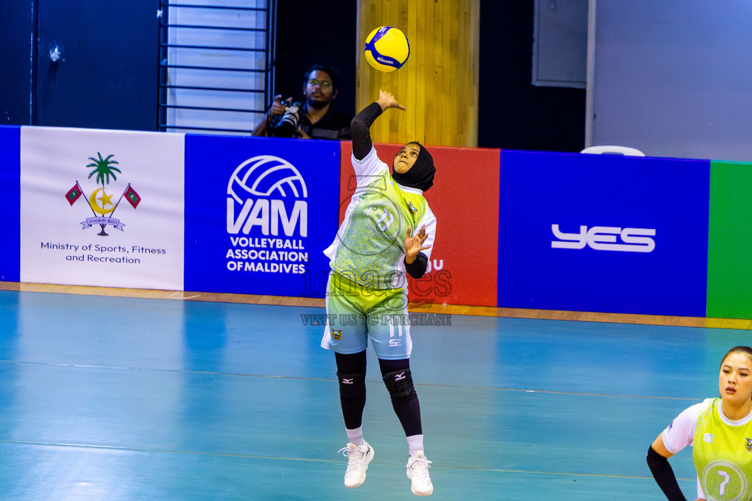 Police Club vs Club Wamco in the Final of Women's Division of VAM Cup 2025 held in Male', Maldives on Thursdsay, 17th April 2025 at Social Center Indoor Hall Photos By: Nausham Waheed / images.mv