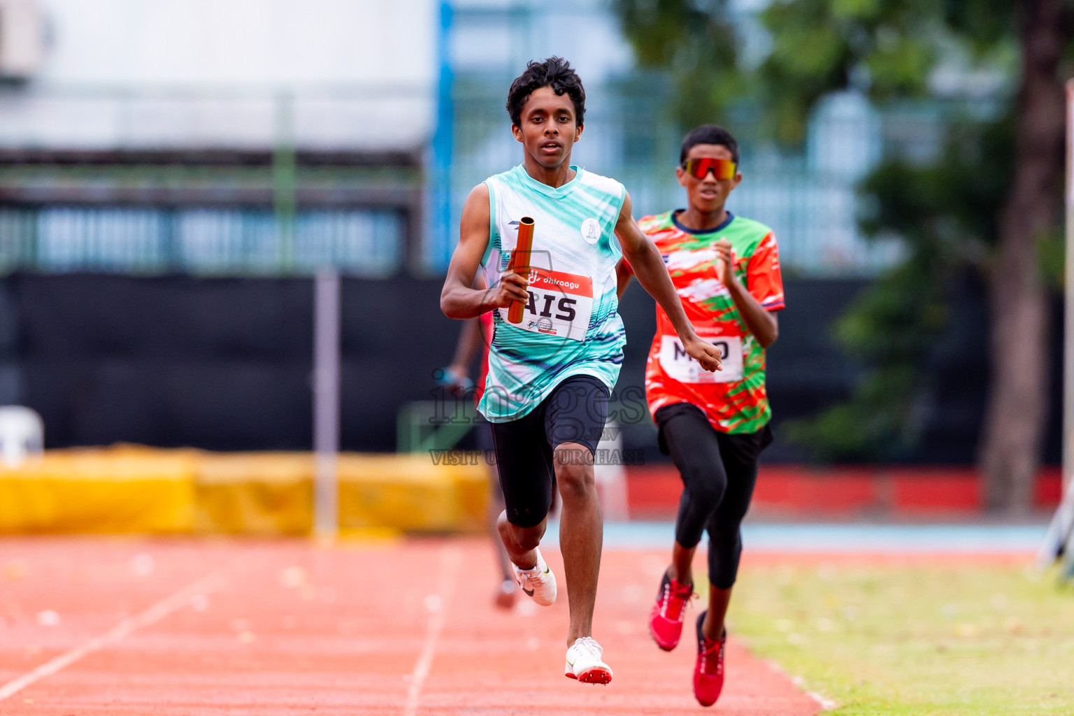 Day 6 of Inter-school Athletics Championship 2025 held in Ekuveni Synthetic Track, Male', Maldives on Sunday, 12th October 2025. Photos by: Nausham Waheed / Images.mv
