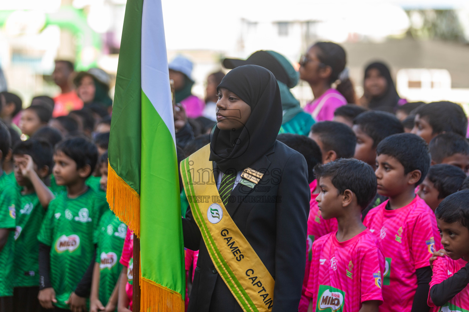 Day 1 of MILO Kids Football Fiesta was held at National Stadium in Male', Maldives on Friday, 23rd February 2024.