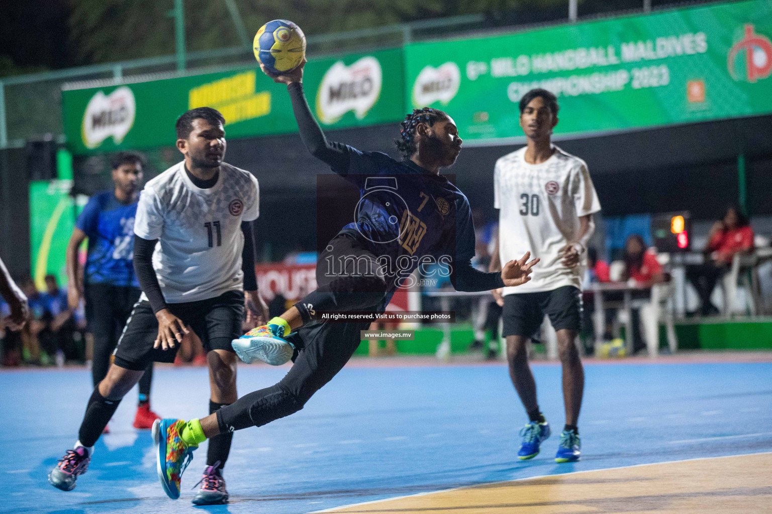 Day 6 of 6th MILO Handball Maldives Championship 2023, held in Handball ground, Male', Maldives on Thursday, 25th May 2023 Photos: Shuu Abdul Sattar/ Images.mv