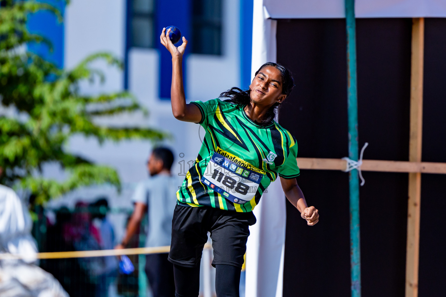 Day 3 of MWSC Interschool Athletics Championships 2024 held in Hulhumale Running Track, Hulhumale, Maldives on Monday, 11th November 2024. Photos by:  Nausham Waheed / Images.mv