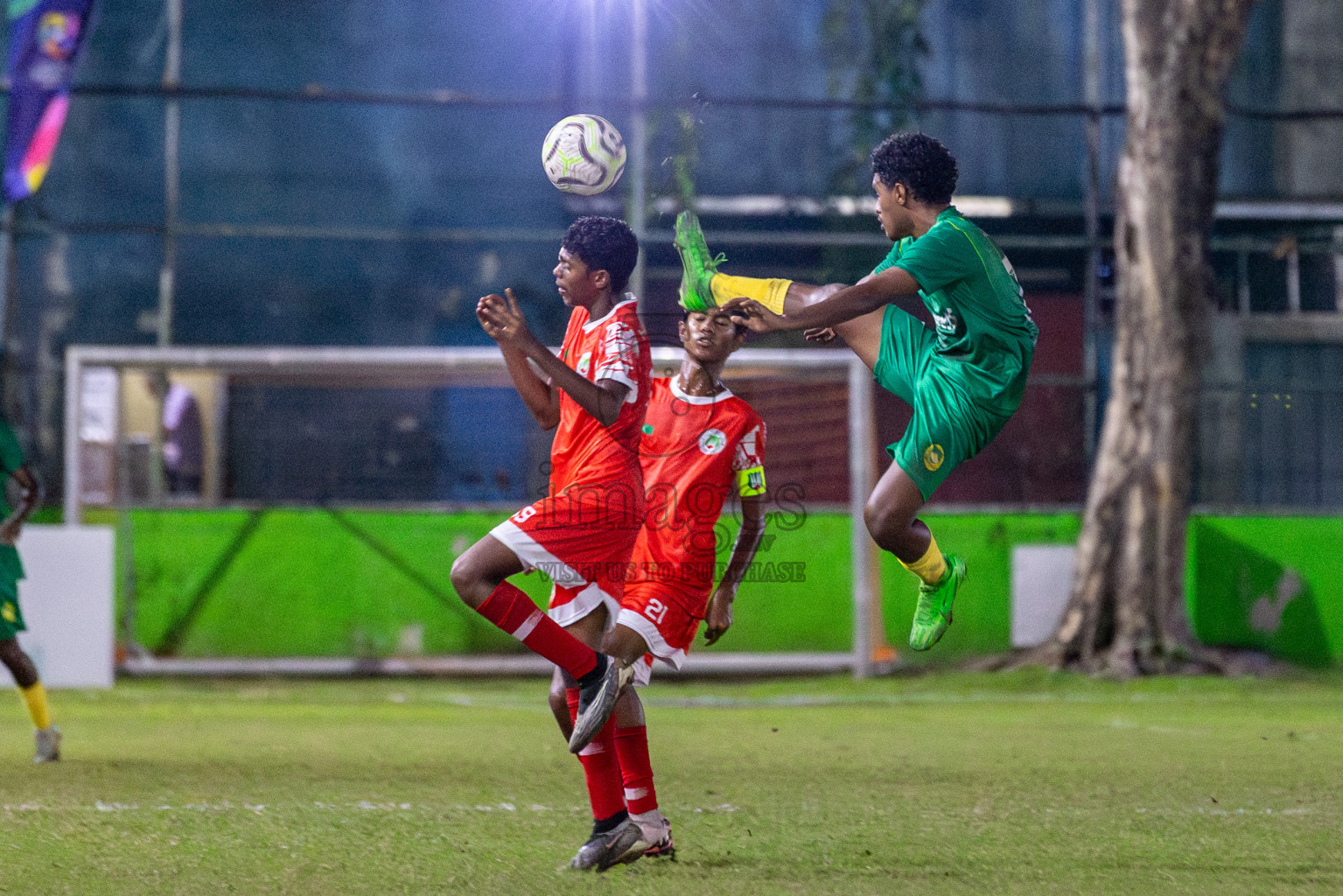 Maziya SRC vs Hurriya Sports Club in Day 12 of Dhivehi Youth League 2024 held at Henveiru Stadium on Wednesday , 18th December 2024. Photos: Shuu Abdul Sattar