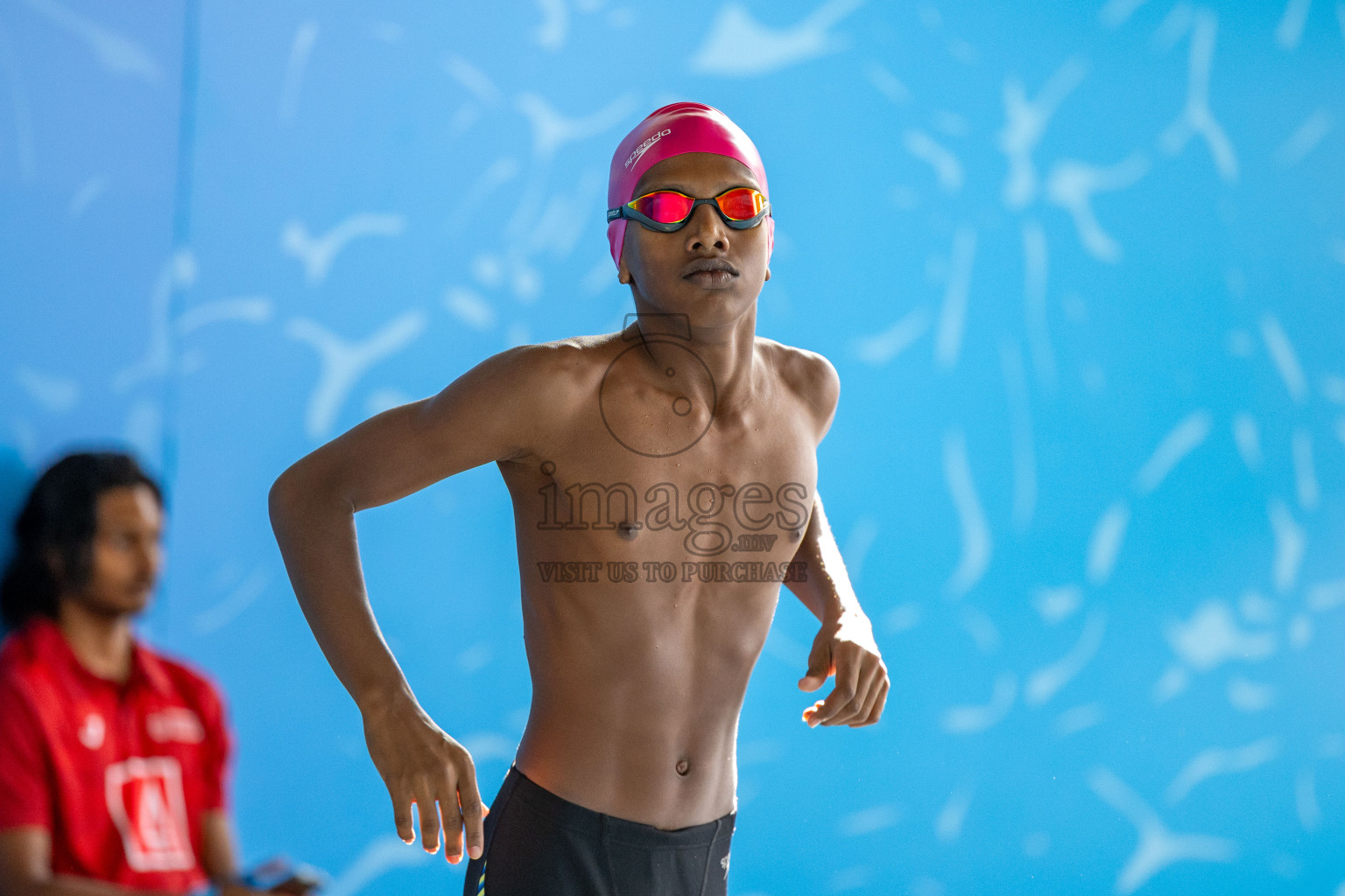 Day 4 of 20th Inter-school Swimming Competition 2024 held in Hulhumale', Maldives on Tuesday, 15th October 2024. Photos: Ismail Thoriq / images.mv