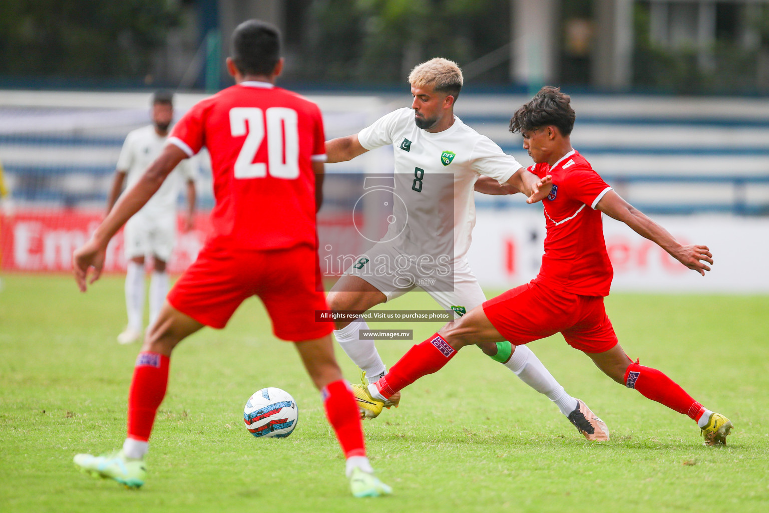 Nepal vs Pakistan in SAFF Championship 2023 held in Sree Kanteerava Stadium, Bengaluru, India, on Tuesday, 27th June 2023. Photos: Nausham Waheed, Hassan Simah / images.mv