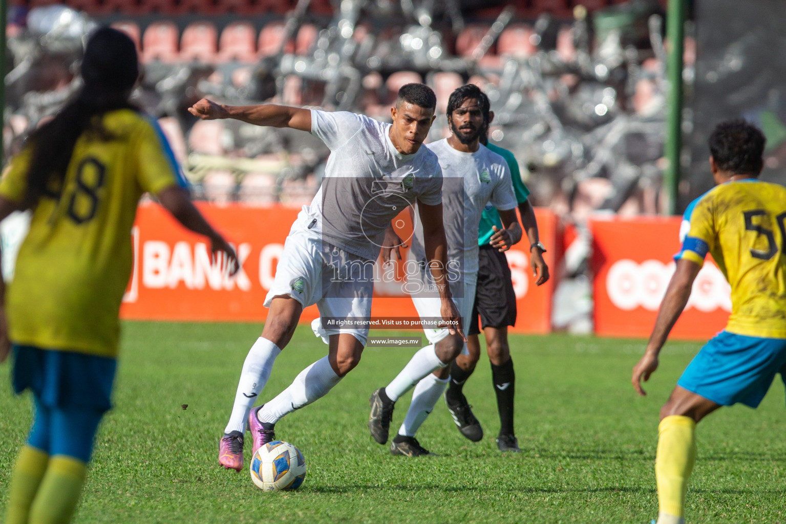 Club Valencia vs Club Green Streets in Ooredoo Dhivehi Premier League 2021/22 on 12th July 2022, held in National Football Stadium, Male', Maldives Photos: Maanish/ Images mv