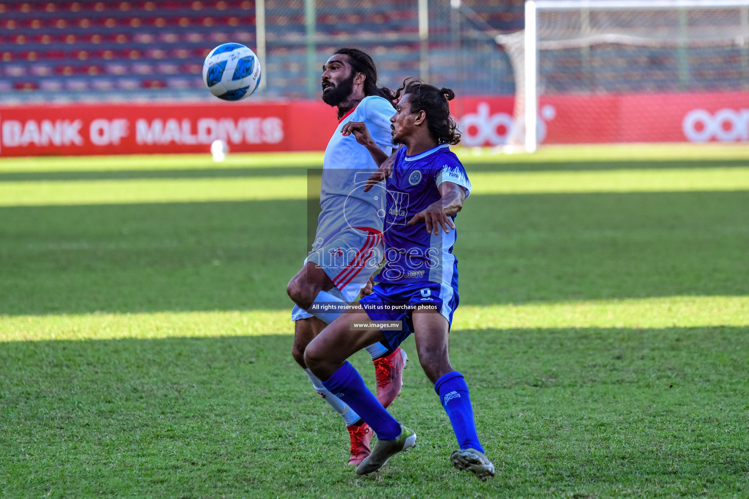 Buru Sports Club vs New Radiant Sports Club in the 2nd Division 2022 on 14th Aug 2022, held in National Football Stadium, Male', Maldives Photos: Nausham Waheed / Images.mv