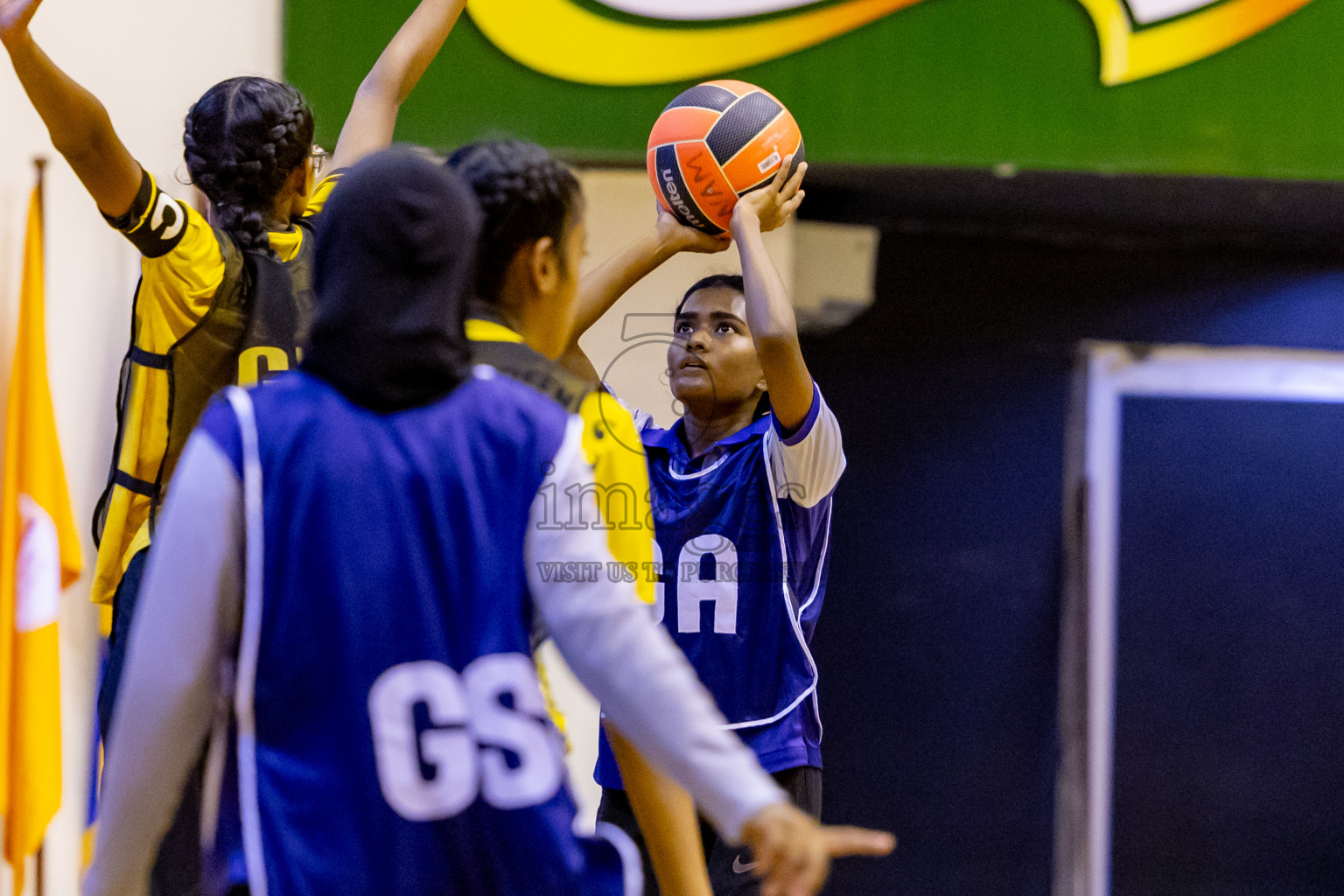 Day 10 of 25th Inter-School Netball Tournament was held in Social Center at Male', Maldives on Tuesday, 20th August 2024. Photos: Nausham Waheed / images.mv