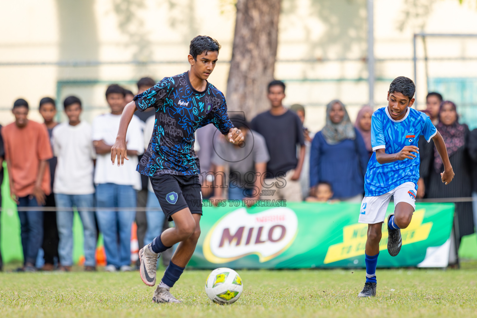 Day 4 of MILO Academy Championship 2024 (U-14) was held in Henveyru Stadium, Male', Maldives on Sunday, 3rd November 2024. Photos: Ismail Thoriq / Images.mv