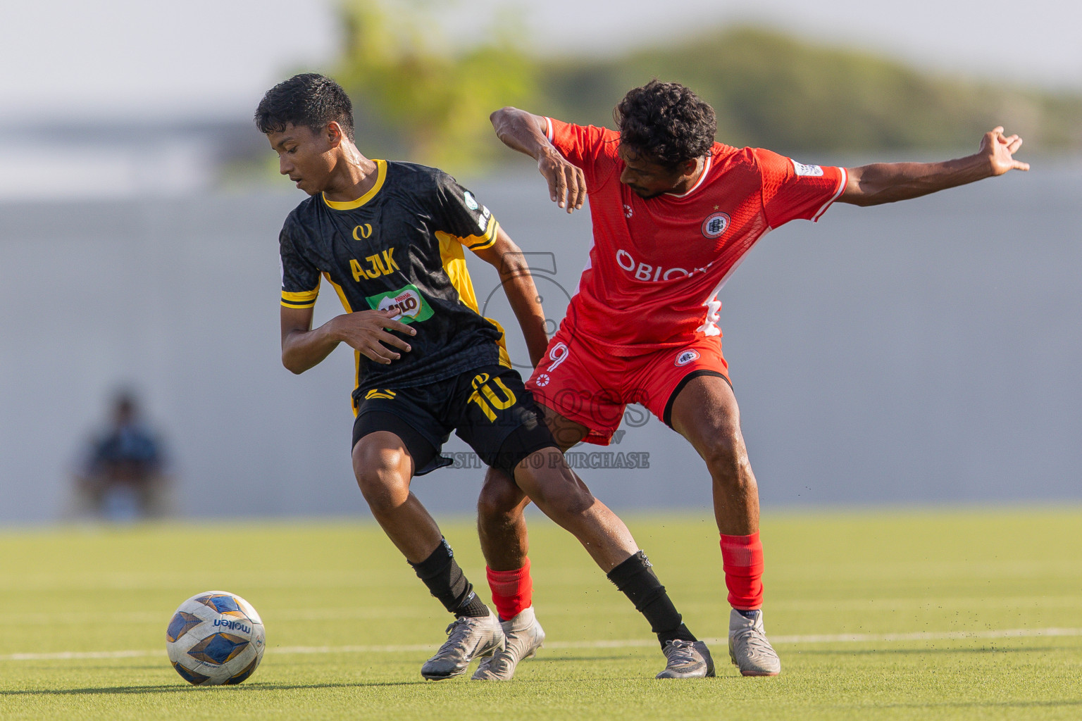 CC Sports Club VS Aajeelakah Eydhafushi FA in Day 6 of Eydhafushi Cup 2025 held in Eydhafushi Football Stadium at B. Eydhafushi, Maldives on Wednesday, 10th September 2025. Photos: Arif Rasheed / images.mv