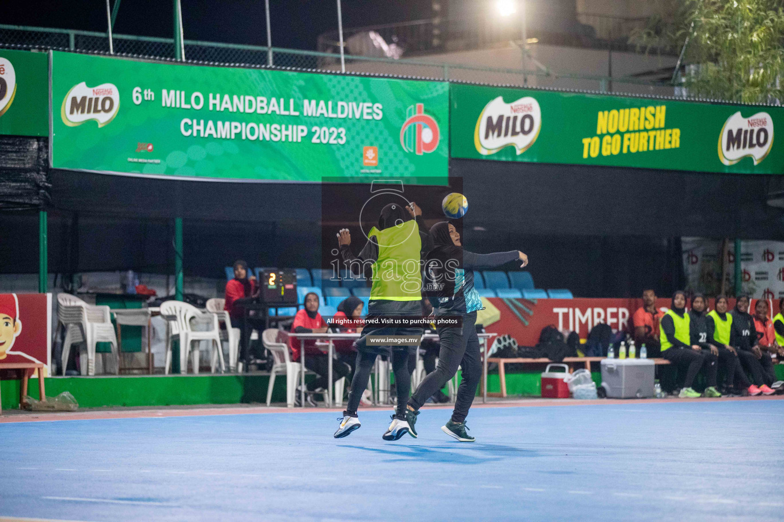 Day 6 of 6th MILO Handball Maldives Championship 2023, held in Handball ground, Male', Maldives on Thursday, 25th May 2023 Photos: Shuu Abdul Sattar/ Images.mv