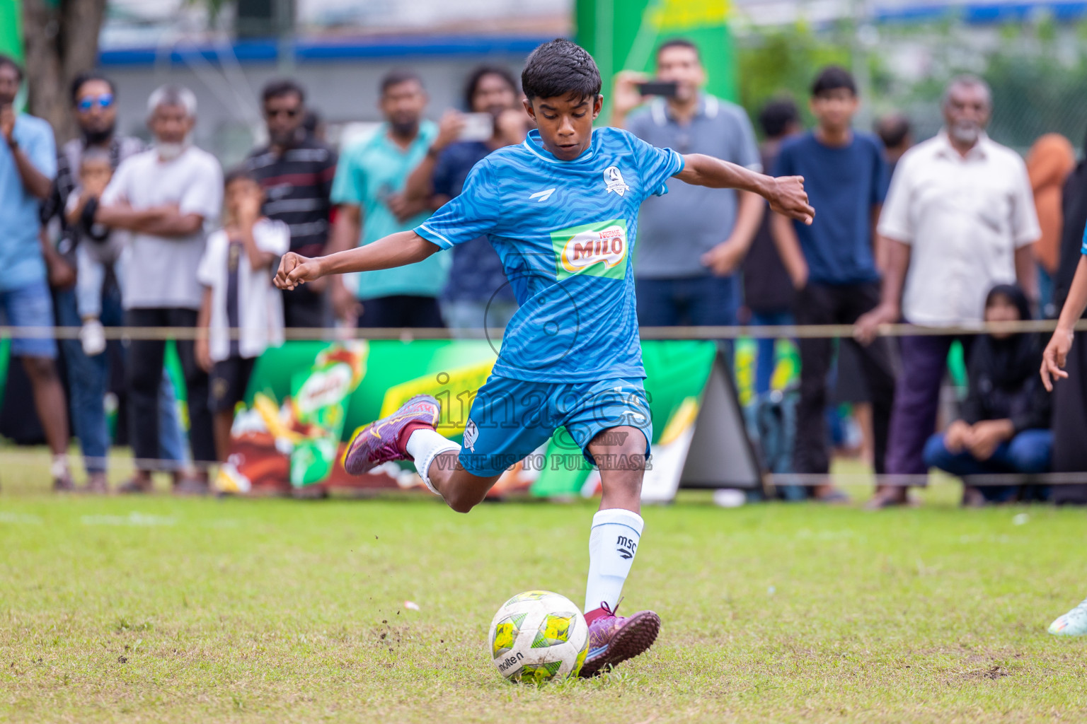 Day 2 of MILO Academy Championship 2024 - U12 was held at Henveiru Grounds in Male', Maldives on Friday, 5th July 2024. Photos: Mohamed Mahfooz Moosa / images.mv
