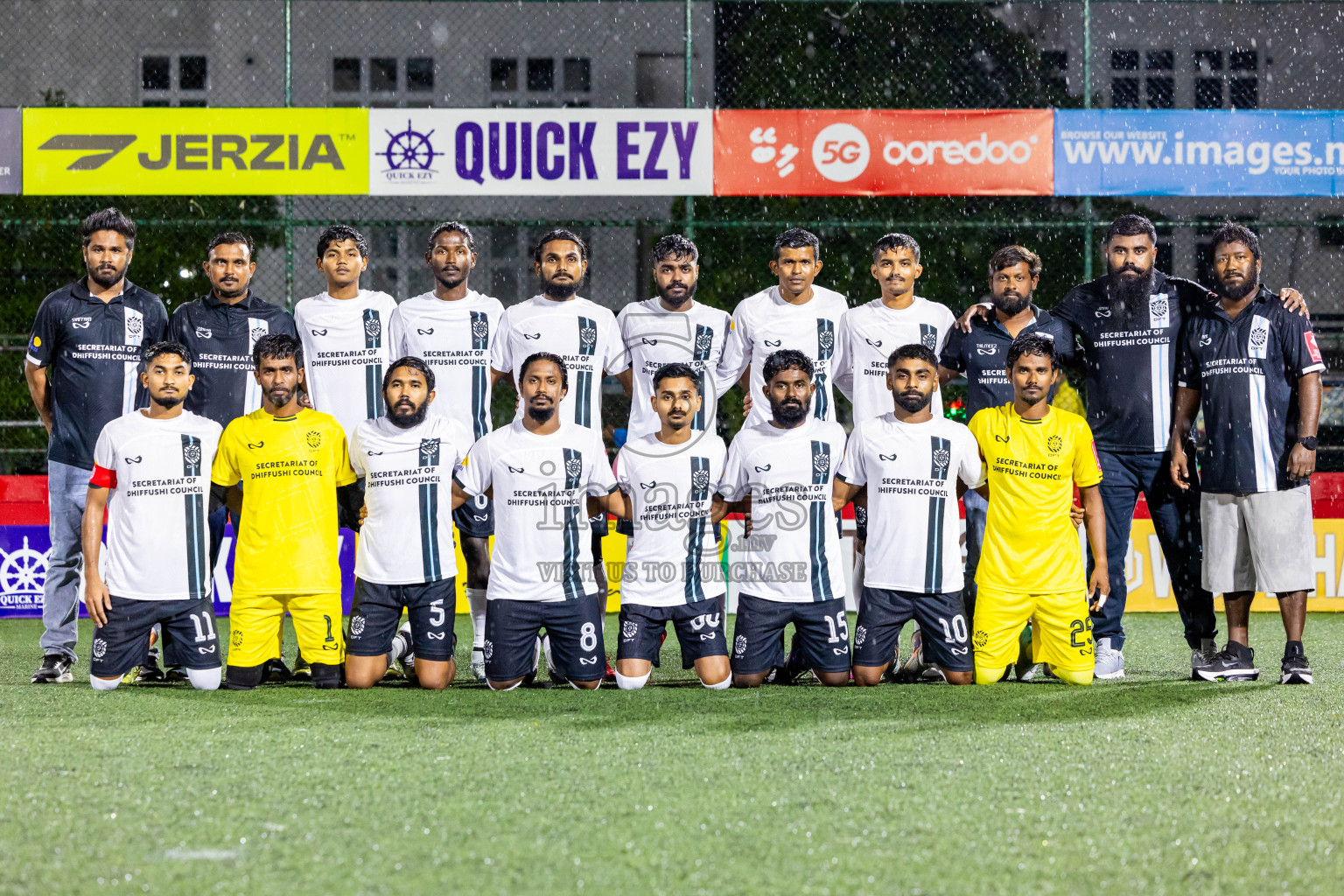 K Himmafushi vs K Dhiffushi in Day 10 of Golden Futsal Challenge 2025 was held on Tuesday, 14th January 2025, in Hulhumale', Maldives Photos: Nausham Waheed / images.mv