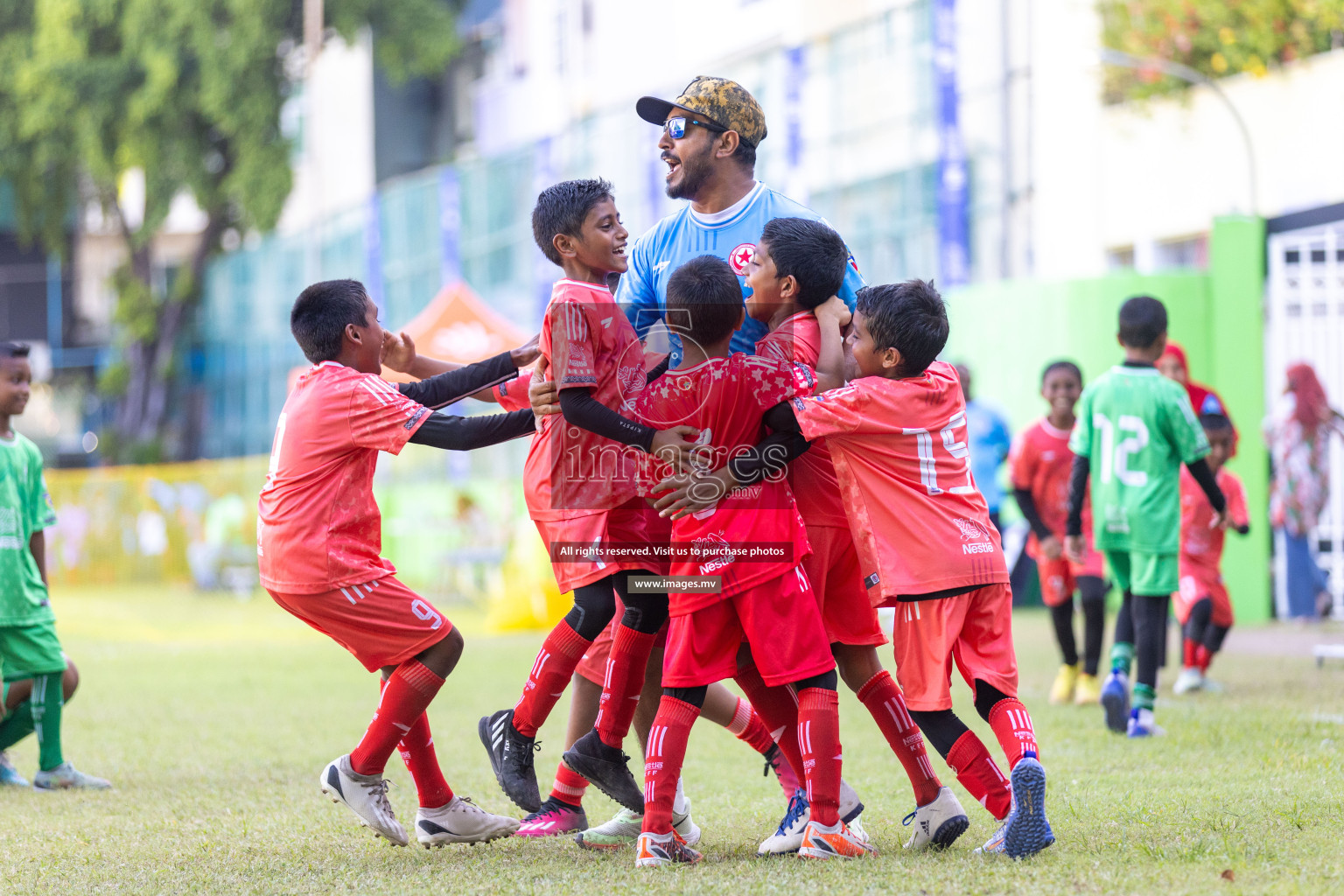 Day 3 of Nestle Kids Football Fiesta, held in Henveyru Football Stadium, Male', Maldives on Friday, 13th October 2023 Photos: Nausham Waheed/ images.mv