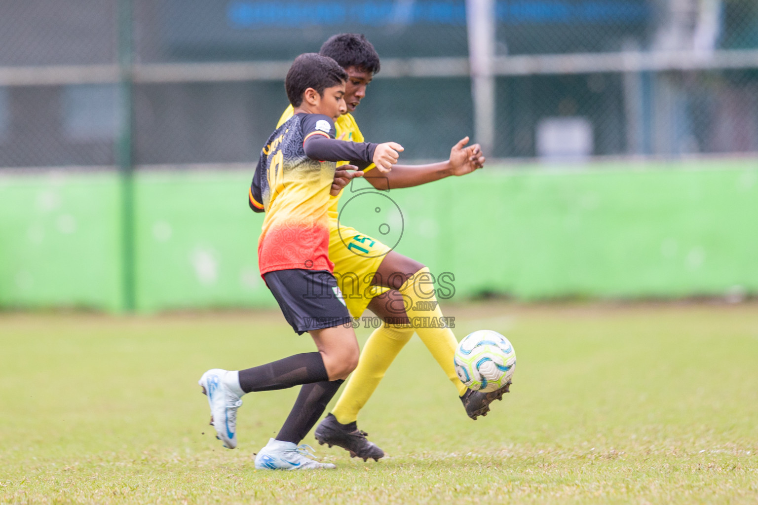 Eagles vs Maziya (U12) in Dhivehi Youth League 2024 - Day 2. Matches held at Henveiru Stadium on 22nd November 2024 , Friday. Photos: Shuu Abdul Sattar/ Images.mv