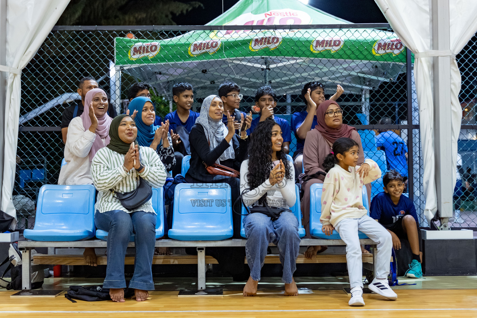 Milo 5 x 5 Junior Challenge 2025 - Basketball tournament held in Basketball Training Center, Male', Maldives on Thursday, 09th October 2025. 
Photo by: Hassan Simah / Images.mv
