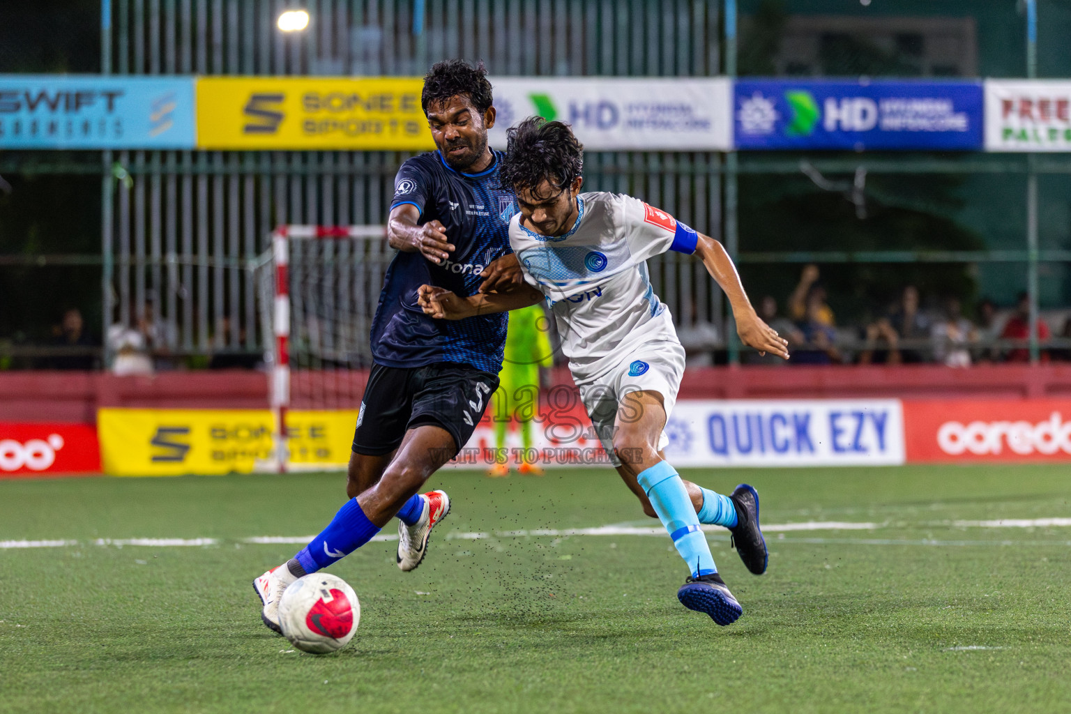 Sh Feydhoo vs Sh Lhaimagu in Day 8 of Golden Futsal Challenge 2024 was held on Monday, 22nd January 2024, in Hulhumale', Maldives Photos: Mohamed Mahfooz Moosa / images.mv