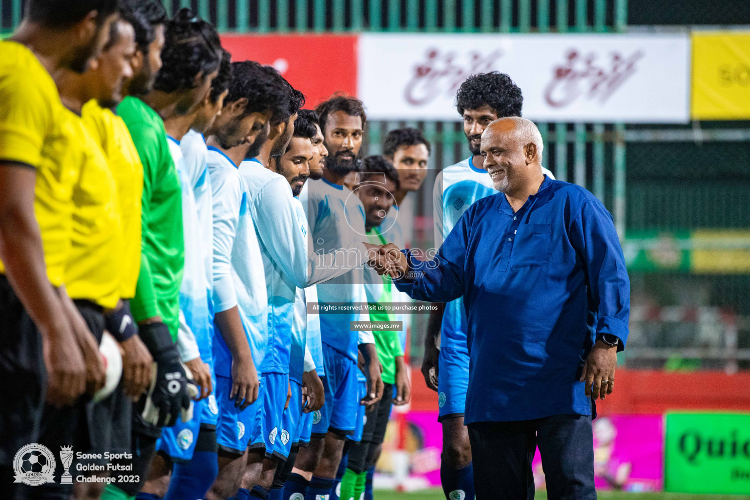 AA. Thoddoo vs AA. Mathiveri in Day 4 of Golden Futsal Challenge 2023 on 08 February 2023 in Hulhumale, Male, Maldives