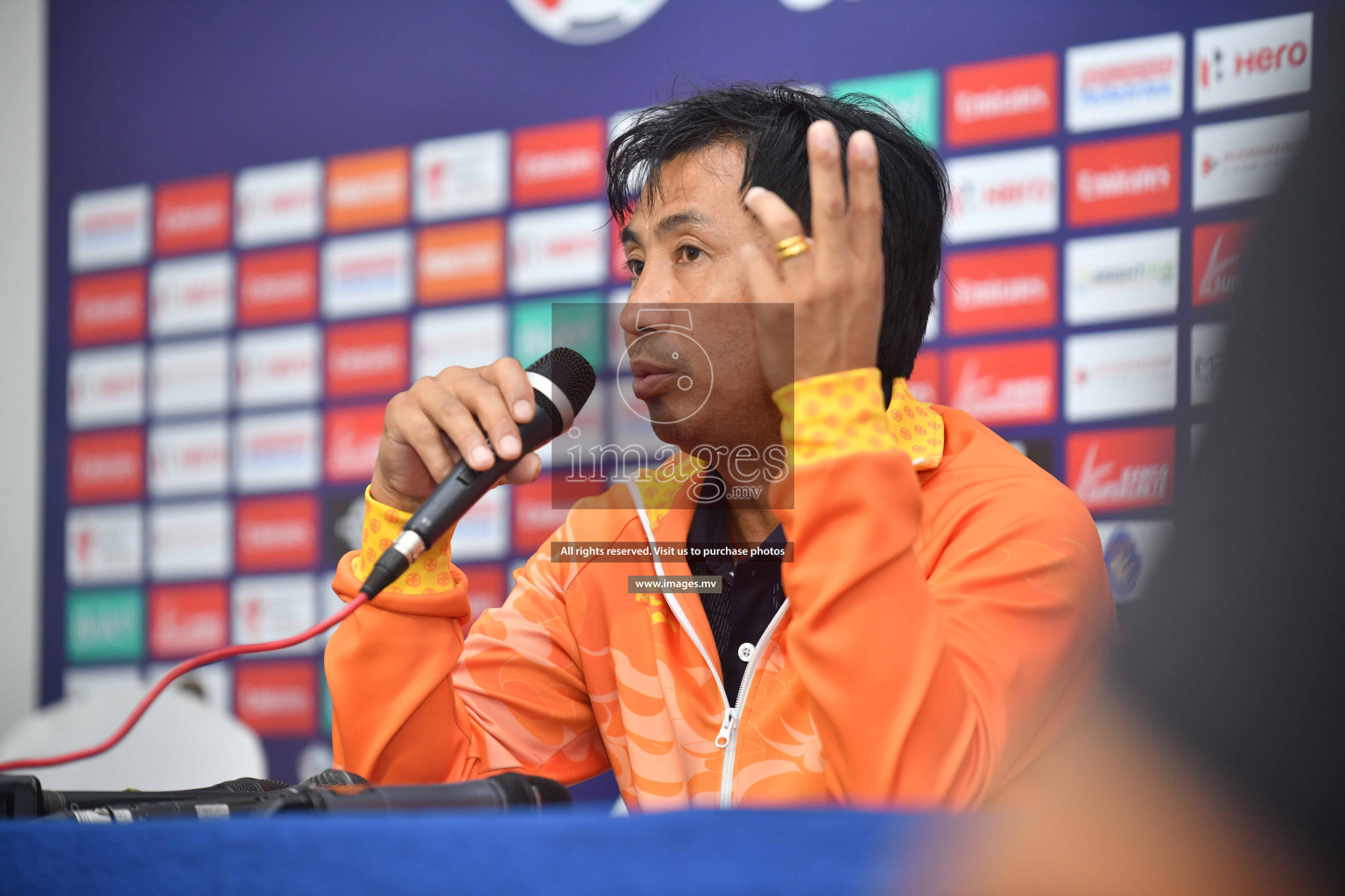 Bhutan vs Bangladesh in SAFF Championship 2023 held in Sree Kanteerava Stadium, Bengaluru, India, on Wednesday, 28th June 2023. Photos: Nausham Waheed / images.mv