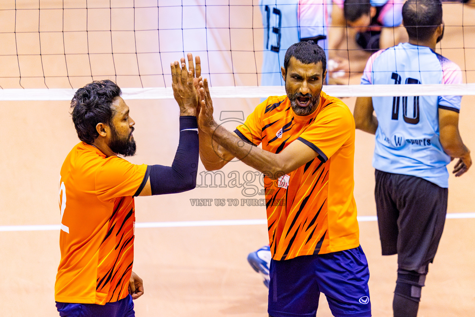 Sports Club City vs Blues for Volleyball in Day 2 of MILO VAM Cup 2024 Men's Division was held in Social Center Indoor Hall on Tuesday, 29th October 2024. Photos: Nausham Waheed / images.mv