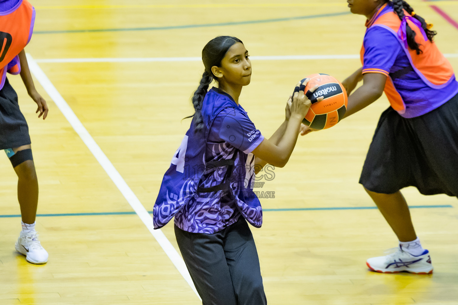 Day 12 of 25th Inter-School Netball Tournament was held in Social Center at Male', Maldives on Thursday, 22nd August 2024.