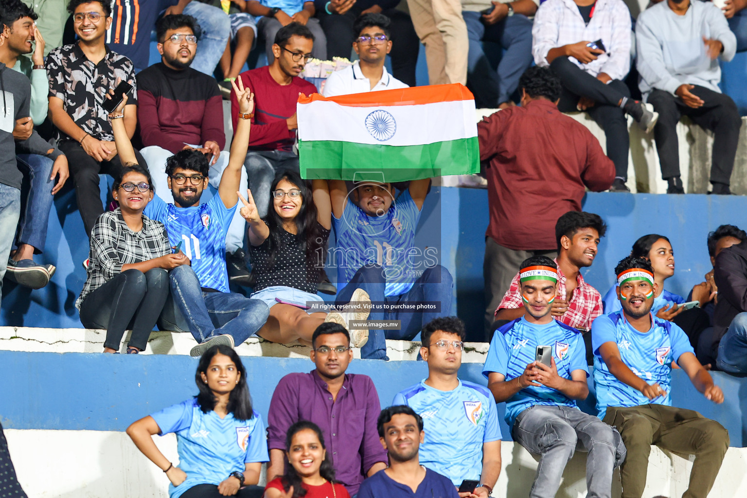 Nepal vs India in SAFF Championship 2023 held in Sree Kanteerava Stadium, Bengaluru, India, on Saturday, 24th June 2023. Photos: Nausham Waheed, Hassan Simah / images.mv