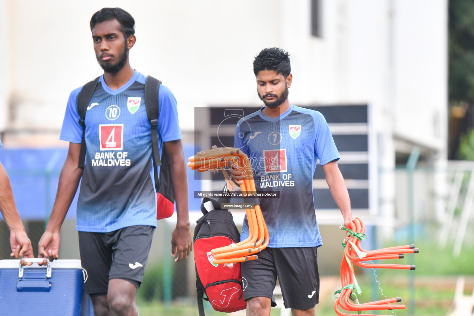 Maldives Practice Sessions on 26 June 2023 before their match in Bangabandhu SAFF Championship 2023 held in Bengaluru Football Ground