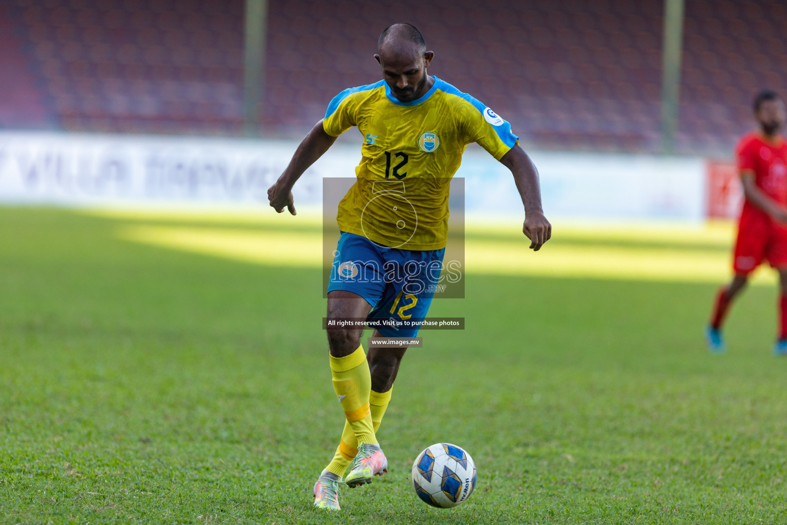 Club Valencia vs De Grande Sports Club in Ooredoo Dhivehi Premier League 2021/22 on 16th July 2022, held in National Football Stadium, Male', Maldives Photos: Hassan Simah/ Images mv