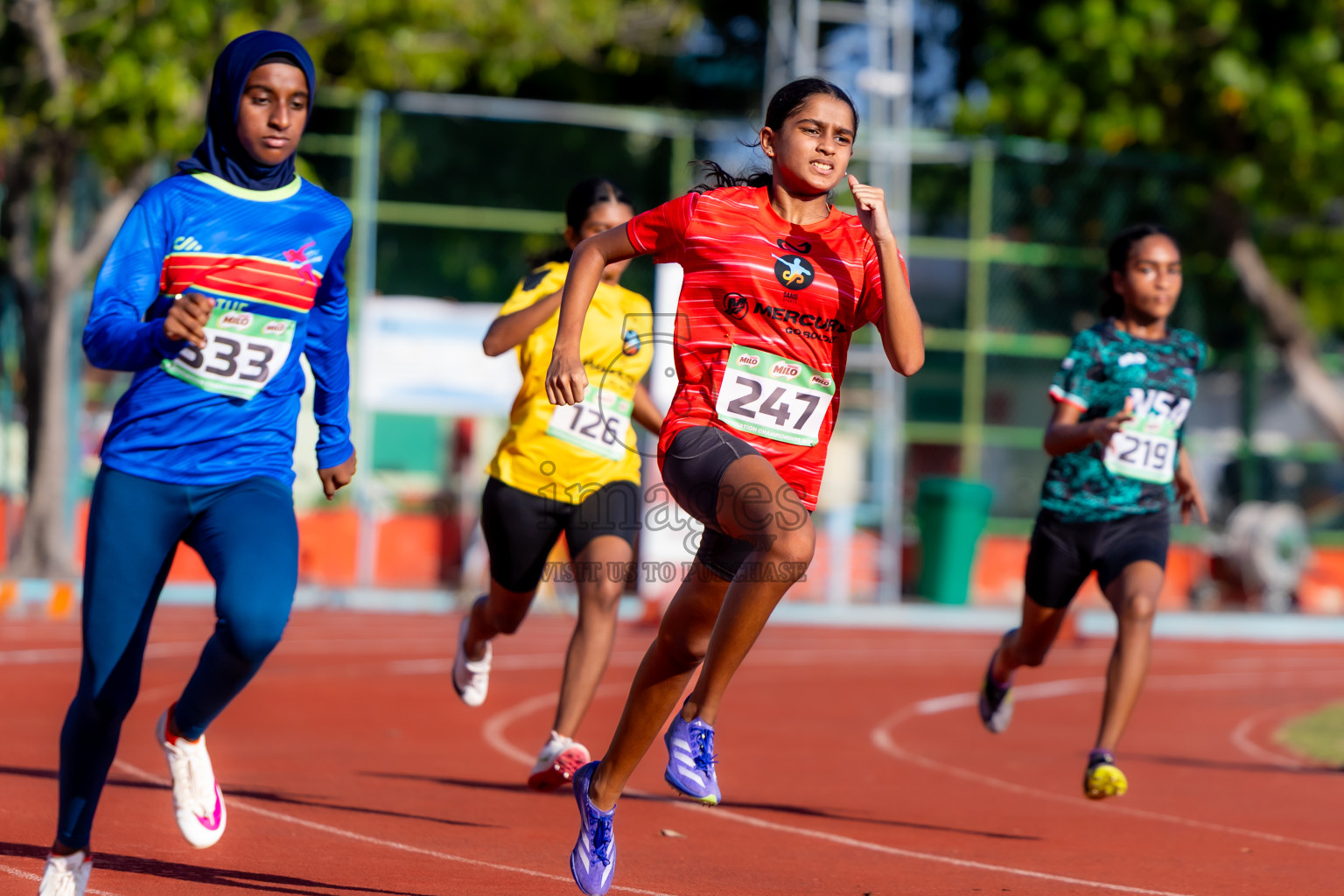Day 1 of 12th Milo Association Championships was held in Ekuveni Track at Male', Maldives on Thursday, 24th April 2025. Photos: Nausham Waheed / images.mv