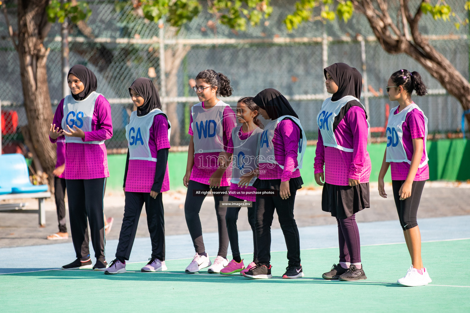 Day 8 of Junior Netball Championship 2022 on 11th March 2022 held in Male', Maldives. Photos by Nausham Waheed & Hassan Simah