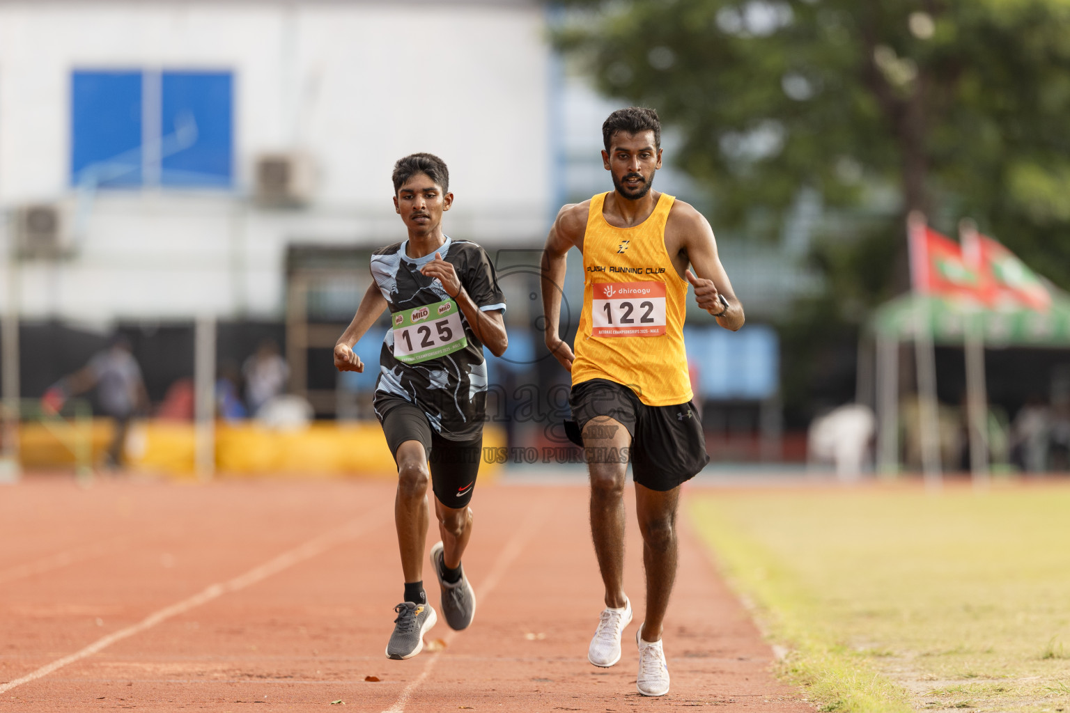Day 1 of National Athletics Championship 2025 was held at Ekuveni Running Ground in Male', Maldives on Thursday, 14th August 2025. Photos: Hasni / images.mv